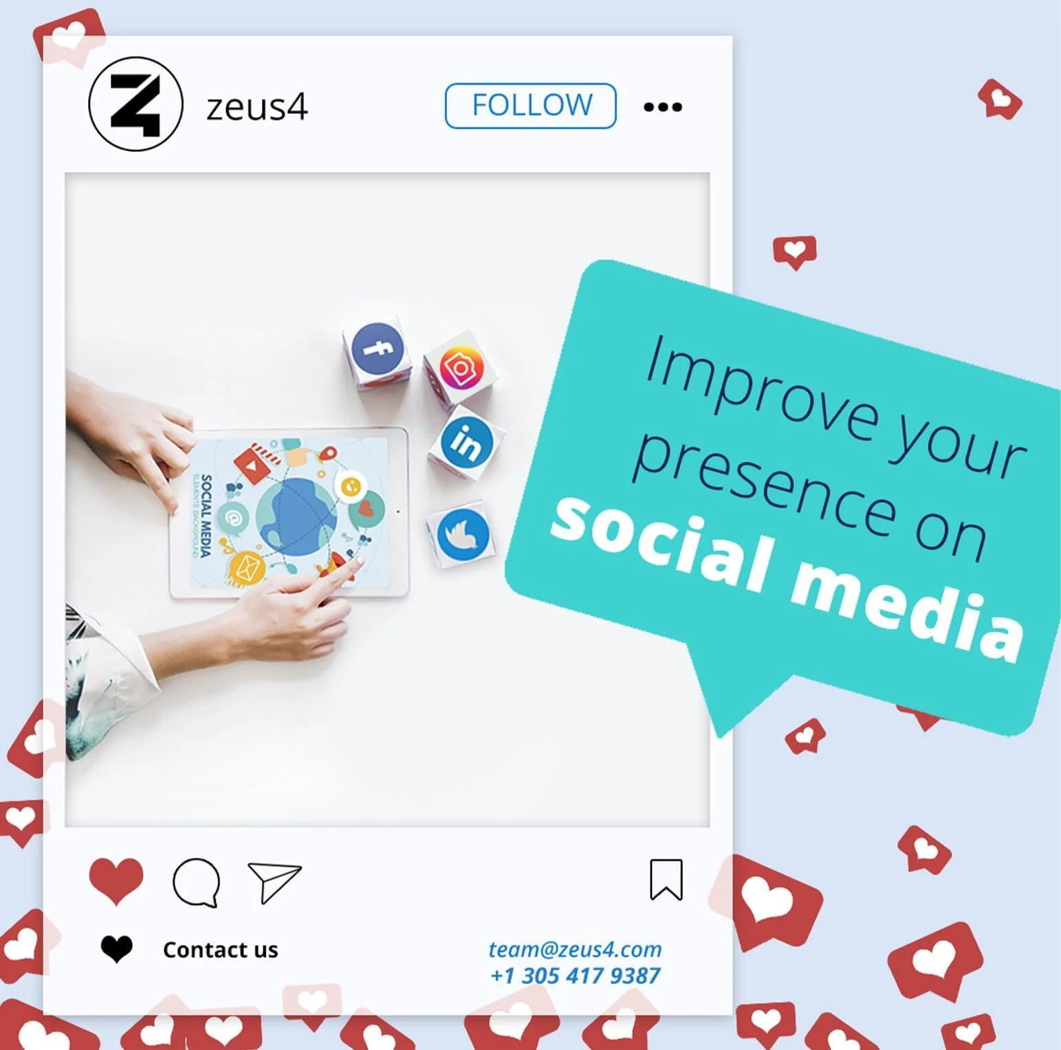 Improve your presence on social media